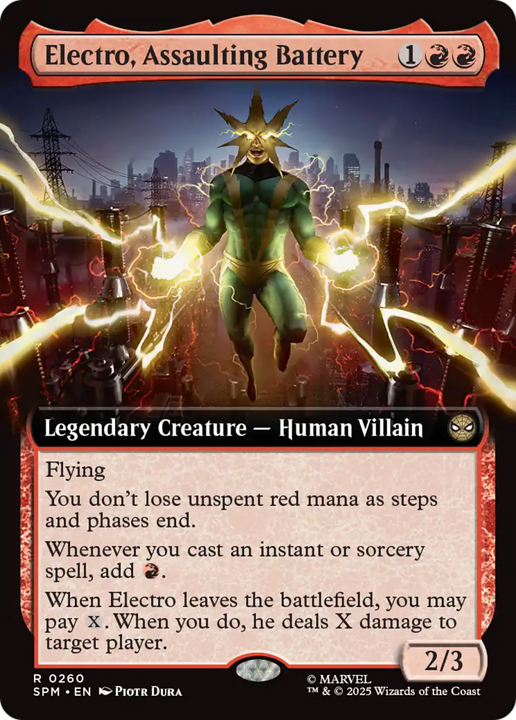 Electro, Assaulting Battery (Extended Art) [Marvel's Spider-Man] | The CG Realm