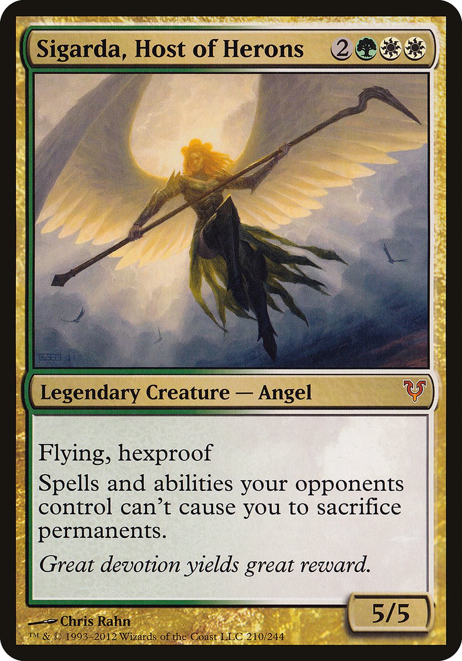 Sigarda, Host of Herons (Oversized) [Open the Helvault] | The CG Realm