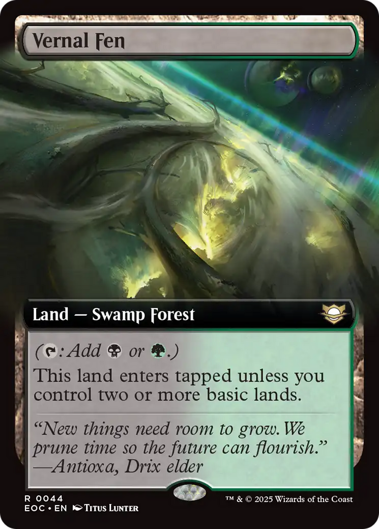 Vernal Fen (Extended Art) [Edge of Eternities Commander] | The CG Realm