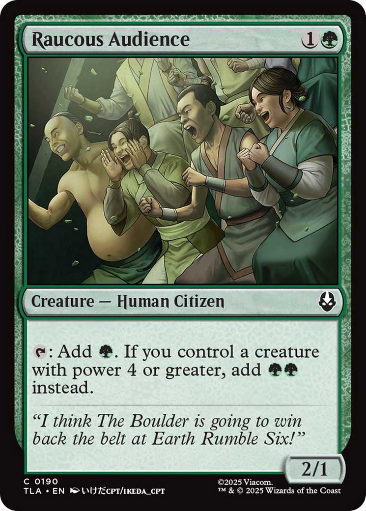 Raucous Audience [Avatar: The Last Airbender] | The CG Realm