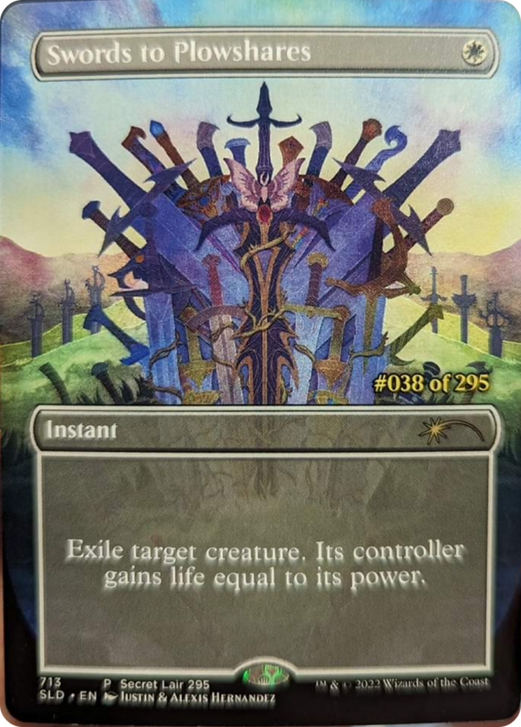 Swords to Plowshares (Serial Numbered) [Secret Lair Drop Series] | The CG Realm