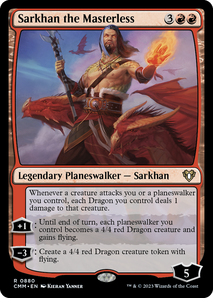 Sarkhan the Masterless [Commander Masters] | The CG Realm
