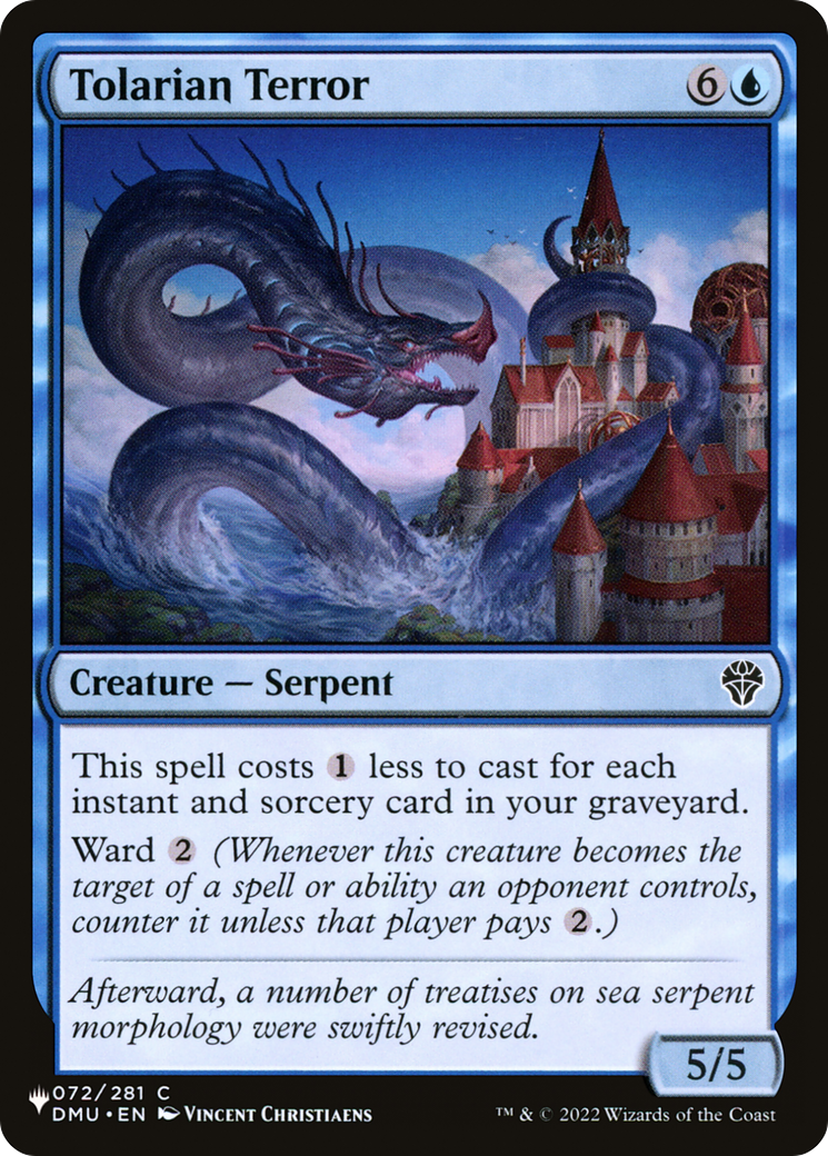 Tolarian Terror [The List] | The CG Realm