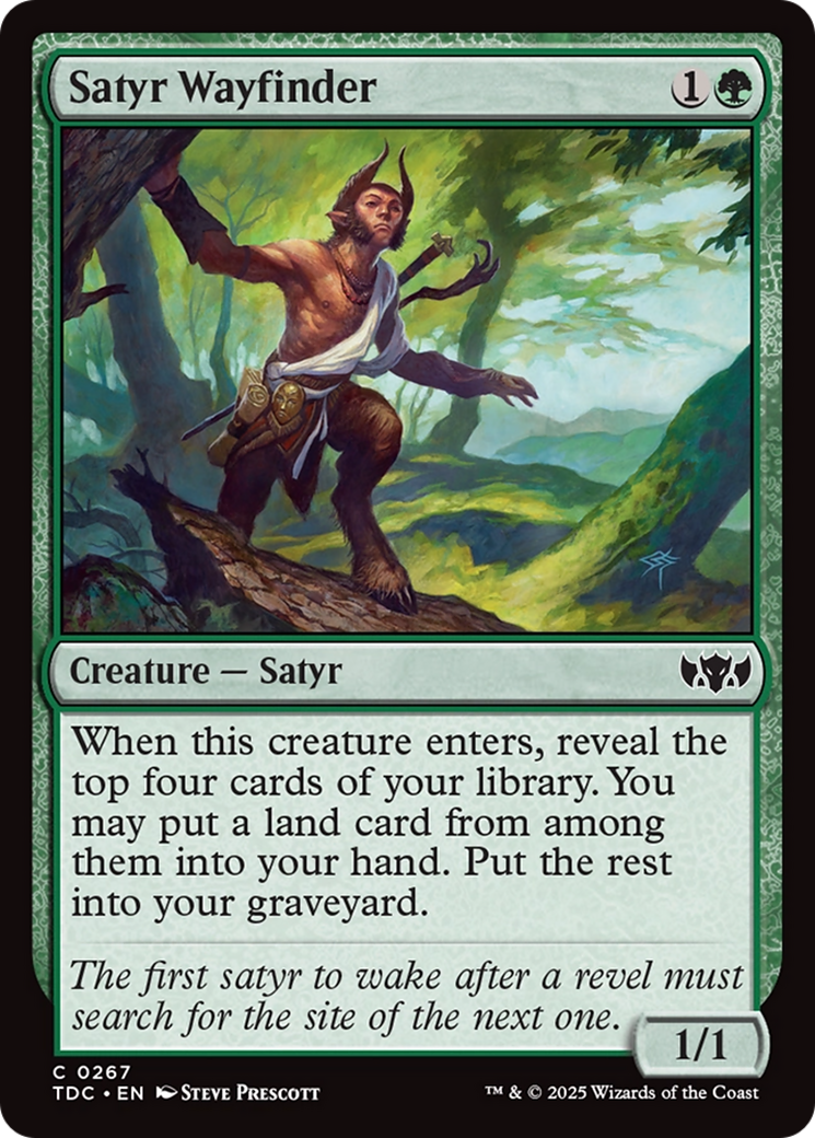 Satyr Wayfinder [Tarkir: Dragonstorm Commander] | The CG Realm