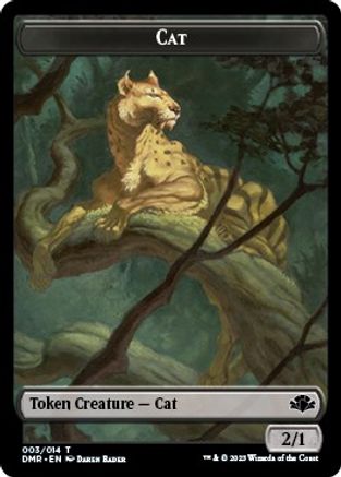 Cat Token (003) (DMR-003) - Dominaria Remastered