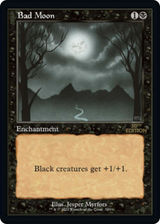 Bad Moon (Retro Frame) (30A-390) - 30th Anniversary Edition