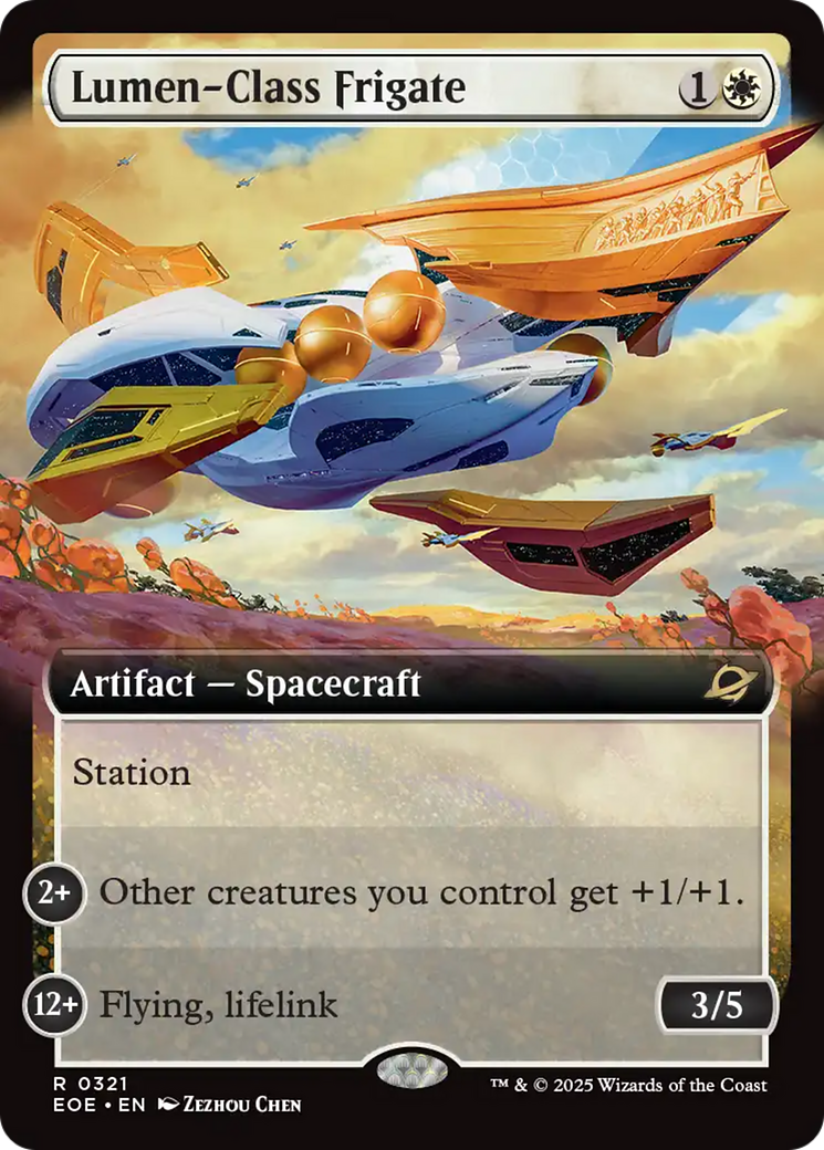 Lumen-Class Frigate (Extended Art) [Edge of Eternities] | The CG Realm