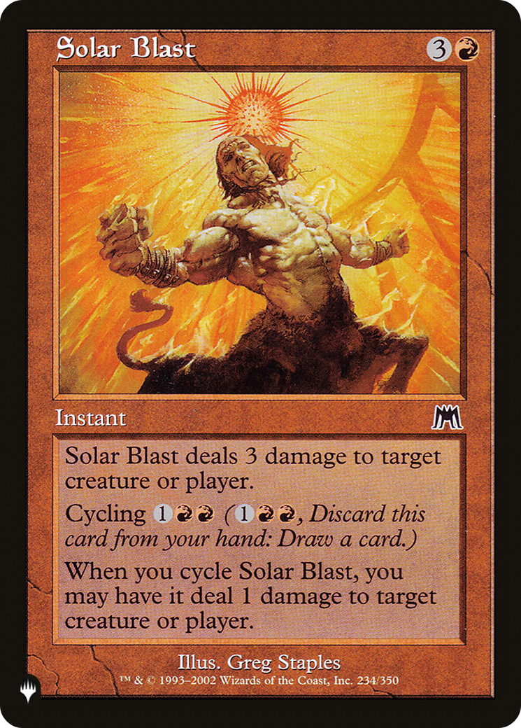 Solar Blast [The List] | The CG Realm
