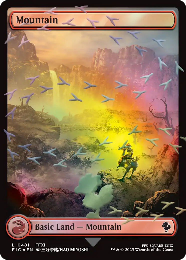 Mountain (Chocobo Track Foil) [FINAL FANTASY Commander] | The CG Realm