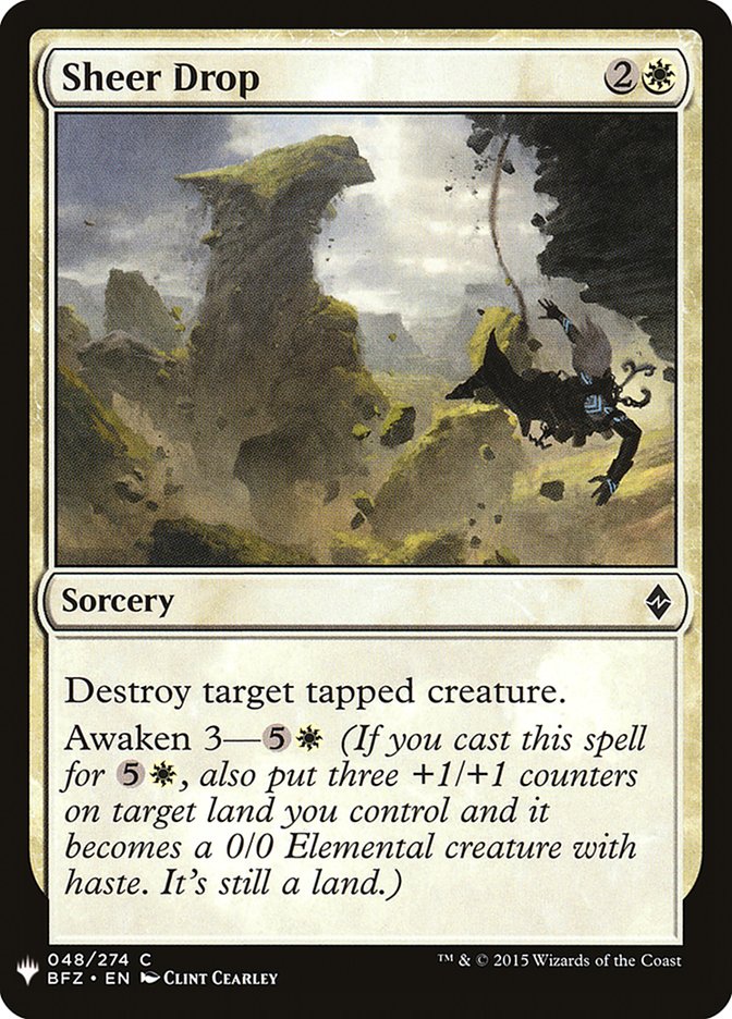 Sheer Drop [Mystery Booster] | The CG Realm