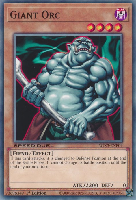 Giant Orc [SGX3-ENE09] Common | The CG Realm