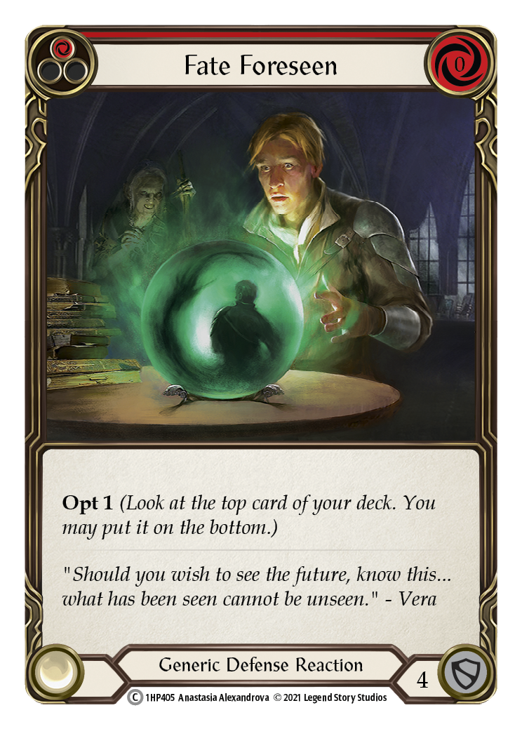 Fate Foreseen (Red) [1HP405] (History Pack 1) | The CG Realm
