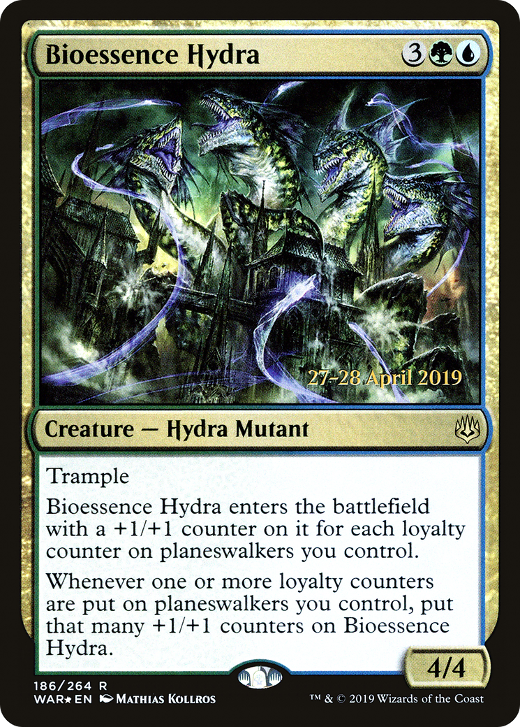 Bioessence Hydra (PRE-186S) - War of the Spark Promos Foil