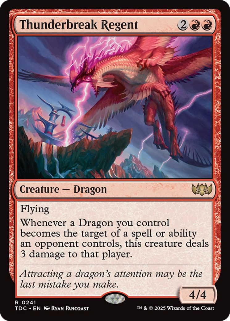 Thunderbreak Regent [Tarkir: Dragonstorm Commander] | The CG Realm
