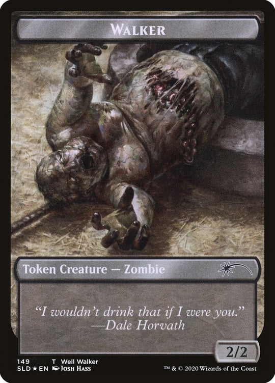 Walker (Bicycle Girl // Well Walker) Double-sided Token (SLD-148) - Secret Lair Drop Foil