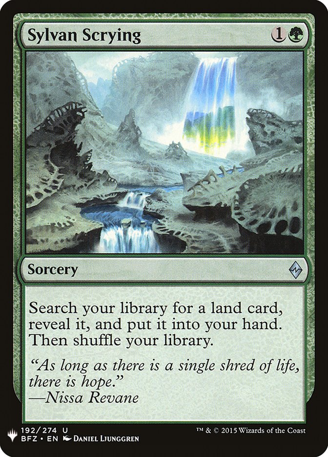Sylvan Scrying [Mystery Booster] | The CG Realm