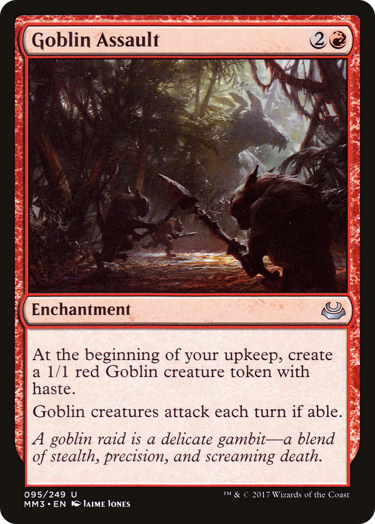 Goblin Assault (MM3-095) - Modern Masters 2017