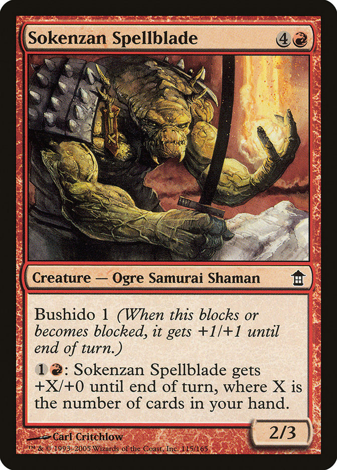 Sokenzan Spellblade [Saviors of Kamigawa] | The CG Realm