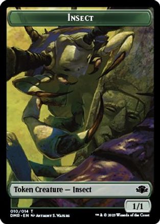 Insect // Bird Double-Sided Token (DMR-10 // 1) - Dominaria Remastered Foil