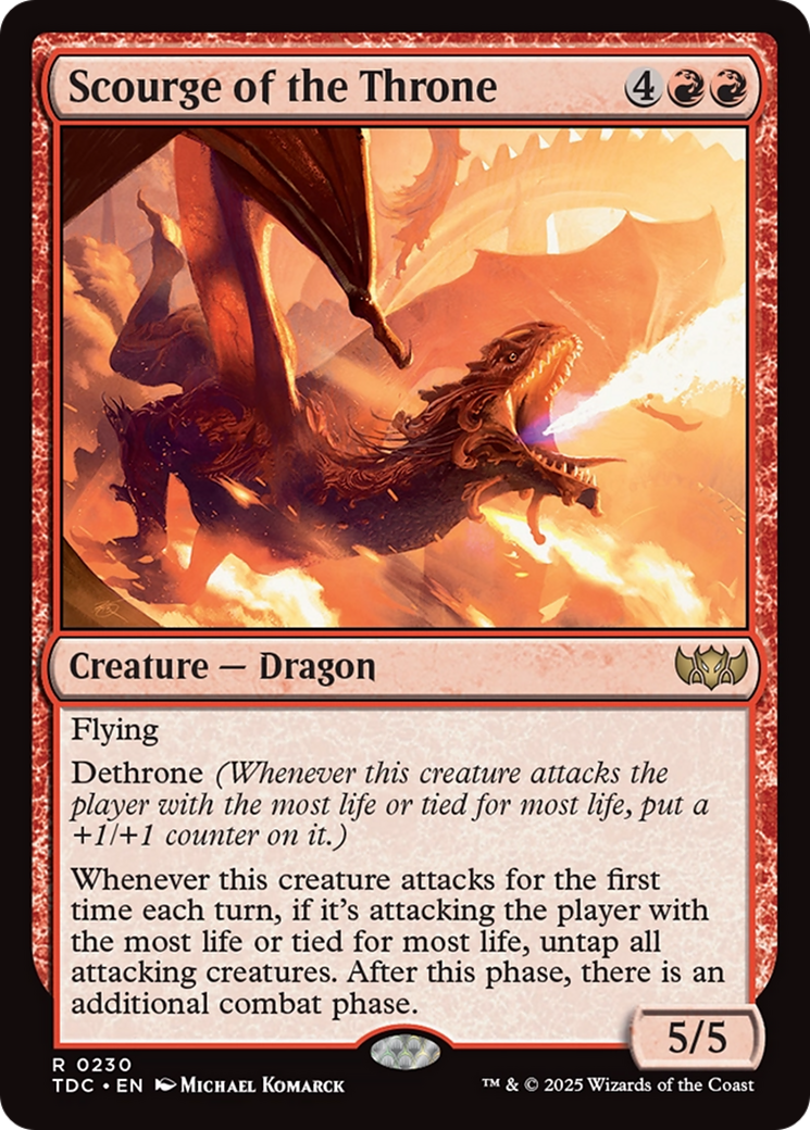 Scourge of the Throne [Tarkir: Dragonstorm Commander] | The CG Realm