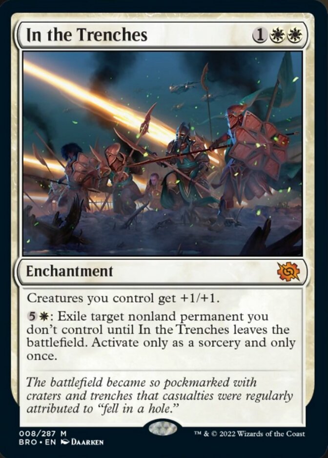 In the Trenches (Promo Pack) [The Brothers' War Promos] | The CG Realm