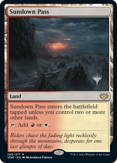Sundown Pass (Promo Pack) [Innistrad: Crimson Vow Promos] | The CG Realm