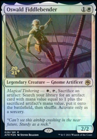 Oswald Fiddlebender [Dungeons & Dragons: Adventures in the Forgotten Realms Prerelease Promos] | The CG Realm