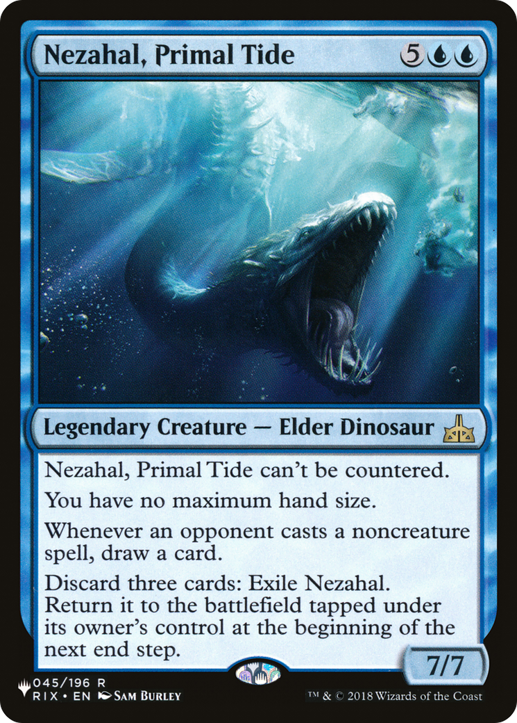 Nezahal, Primal Tide [The List] | The CG Realm
