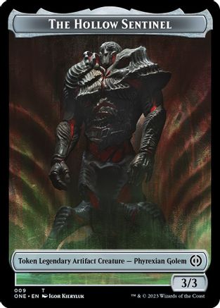 The Hollow Sentinel Token (ONE-009) - Phyrexia: All Will Be One