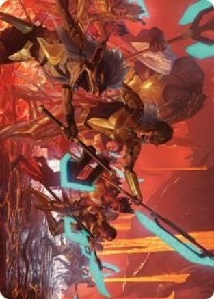 Roar of Resistance Art Card (ASONE-034) - Art Series: Phyrexia: All Will Be One