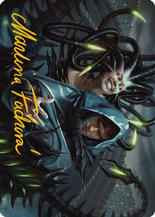 Phyrexian Arena Art Card (Gold-Stamped Signature) (ASONE-022) - Art Series: Phyrexia: All Will Be One