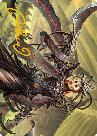 Testament Bearer Art Card (Gold-Stamped Signature) (ASONE-023) - Art Series: Phyrexia: All Will Be One