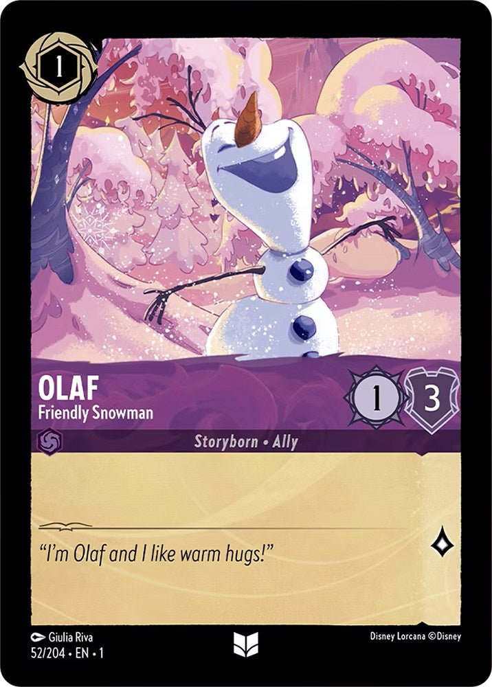 Olaf - Friendly Snowman (52/204) [The First Chapter] | The CG Realm