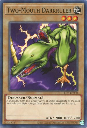 Two-Mouth Darkruler (LOB-EN030) - Legend of Blue Eyes White Dragon (25th Anniversary Edition) Unlimited