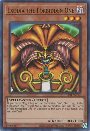 Exodia the Forbidden One (LOB-EN124) - Legend of Blue Eyes White Dragon (25th Anniversary Edition) Unlimited