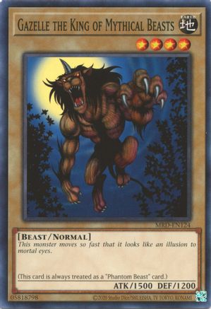 Gazelle the King of Mythical Beasts (MRD-EN124) - Metal Raiders (25th Anniversary Edition) Unlimited