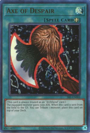 Axe of Despair (SRL-EN002) - Spell Ruler (25th Anniversary Edition) Unlimited