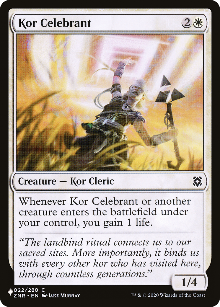 Kor Celebrant [The List] | The CG Realm