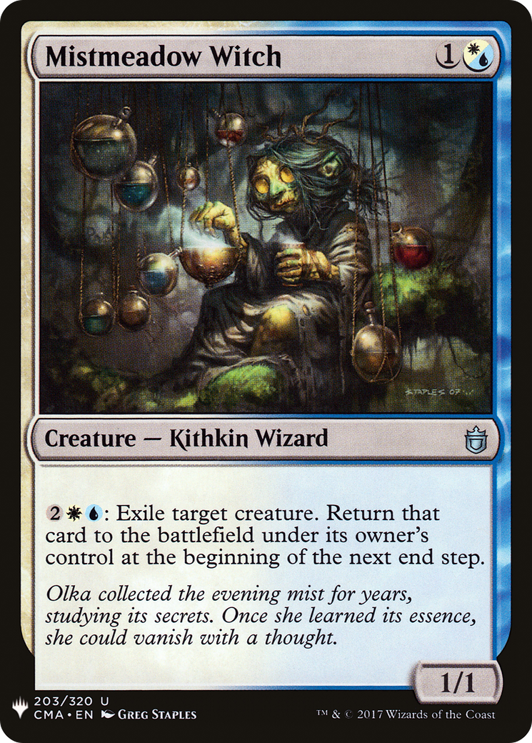 Mistmeadow Witch (CMA) (LIST-CMA-203) - The List