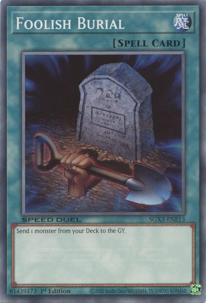 Foolish Burial [SGX3-ENE13] Common | The CG Realm