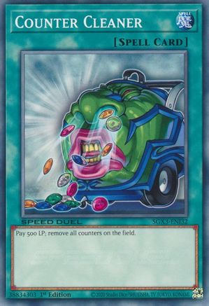 Counter Cleaner (SGX3-ENI32) - Speed Duel GX: Duelists of Shadows 1st Edition