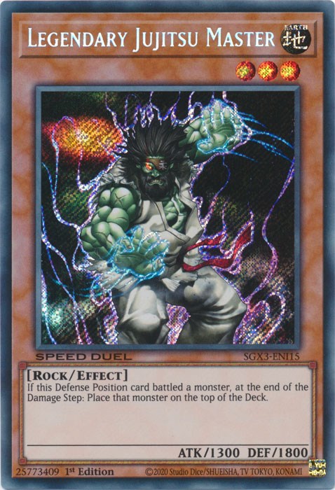 Legendary Jujitsu Master [SGX3-ENI15] Secret Rare | The CG Realm