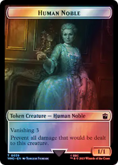 Human Noble // Treasure (0063) Double-Sided Token (Surge Foil) [Doctor Who Tokens] | The CG Realm