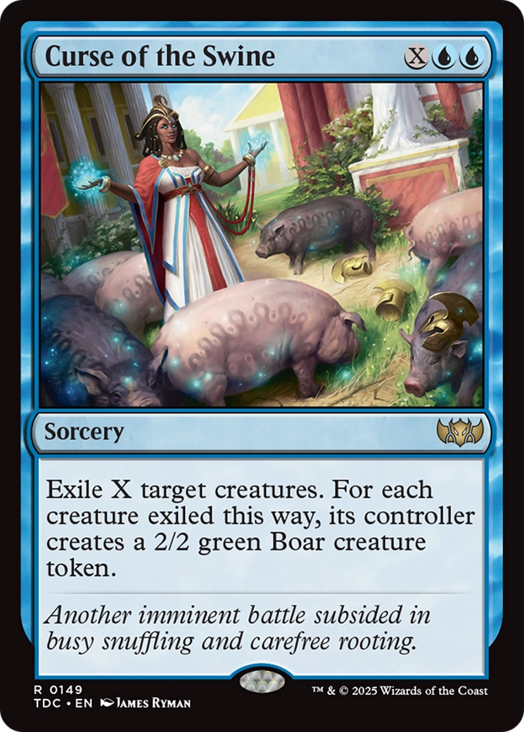 Curse of the Swine [Tarkir: Dragonstorm Commander] | The CG Realm