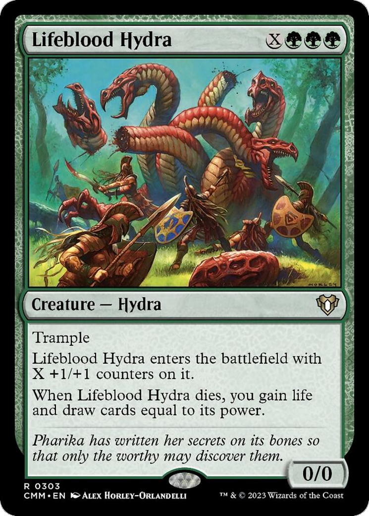 Lifeblood Hydra [Commander Masters] | The CG Realm