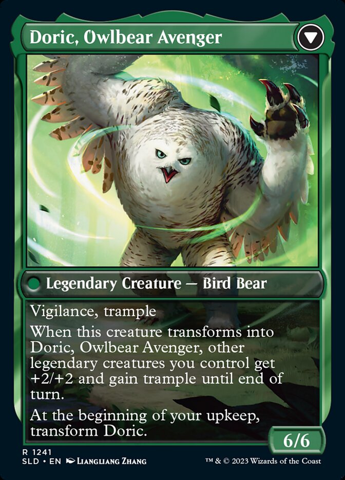 Doric, Nature's Warden // Doric, Owlbear Avenger [Secret Lair Drop Series] | The CG Realm