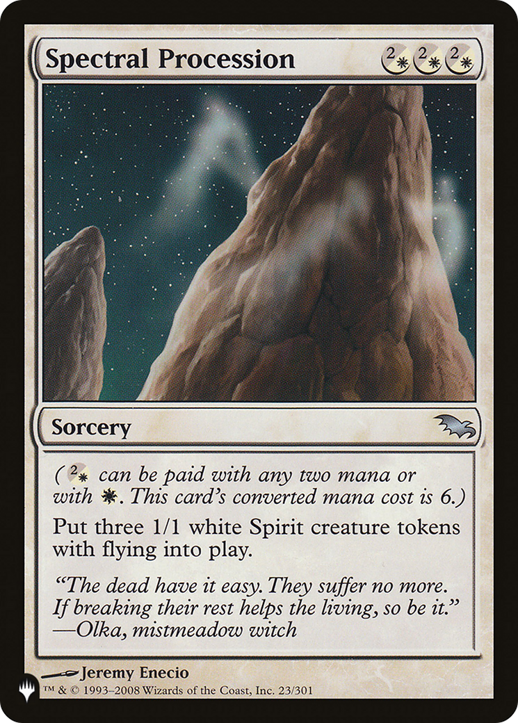 Spectral Procession [The List] | The CG Realm