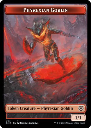 Phyrexian Goblin // Cat Double-Sided Token (ONE-) - Phyrexia: All Will Be One