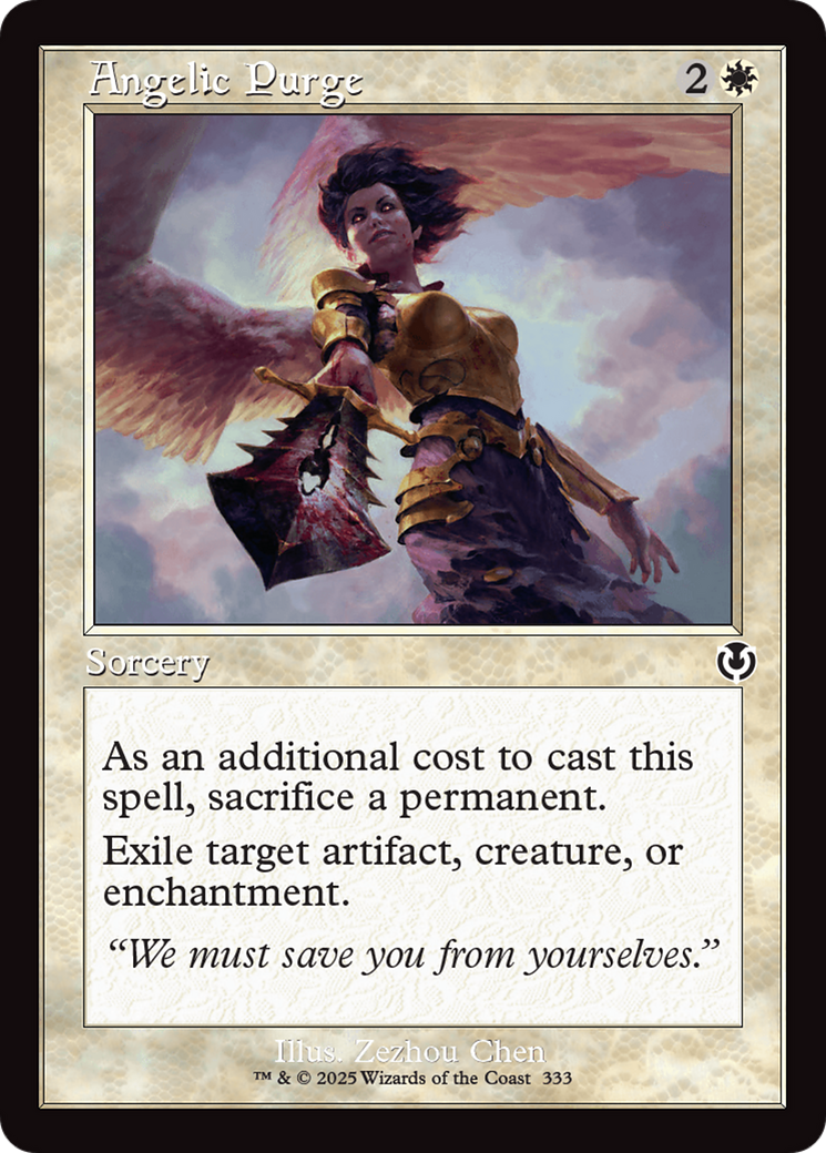 Angelic Purge (Retro Frame) [Innistrad Remastered] | The CG Realm