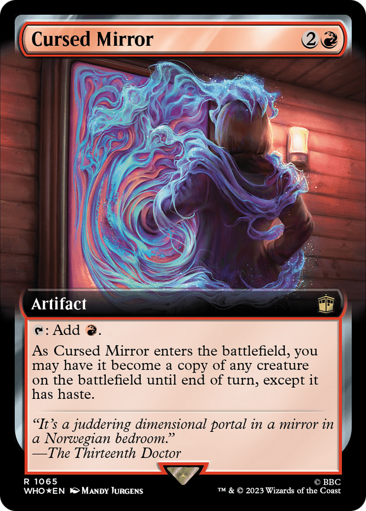 Cursed Mirror (Extended Art) (Surge Foil) [Doctor Who] | The CG Realm